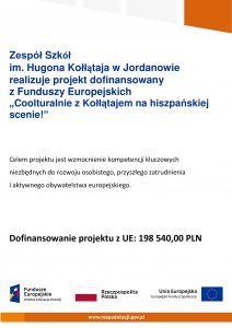 Plakat na szkołę